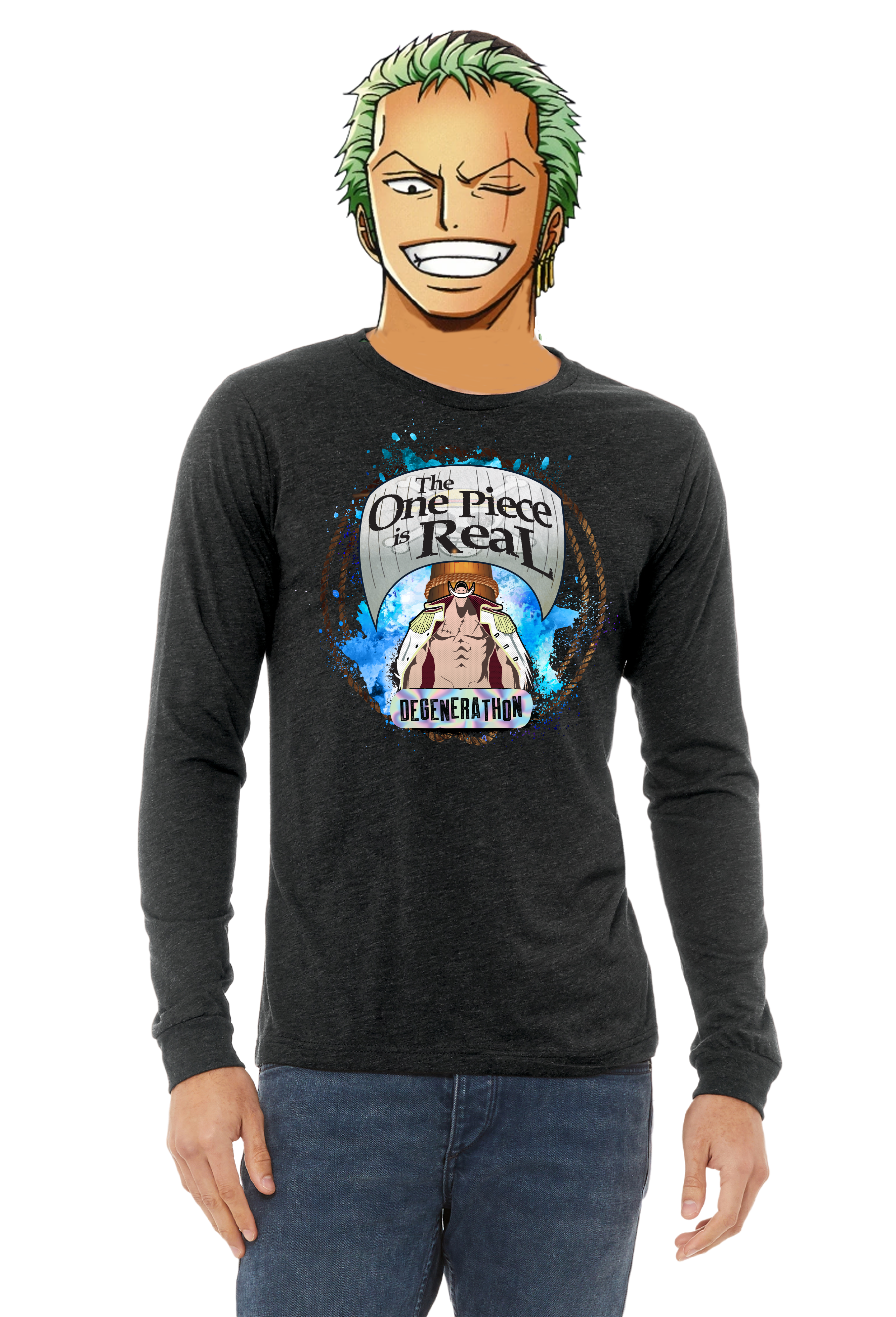 One Piece is Real ~ Unisex Long Sleeve Triblend Tshirt